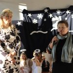 Pani Dyrektor i Pani Sołtys Dulowej podczas przemówienia