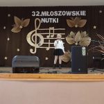 Uczennica podczas konkursowego występu