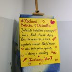 Tablica z życzeniami dla dziadków