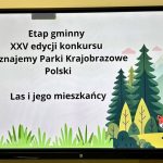 Etap gminny konkursu „Poznajemy Parki Krajobrazowe Polski”