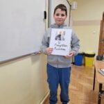 Uczeń prezentuje swoją pracę