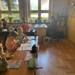 Uczniowie podczas prelekcji